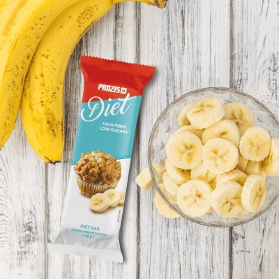 Diet Bar Различни Вкусове | Prozis Foods Съдържа полезен протеин Ниско съдържание на прости захари Бърза и питателна закуска Съдържа диетични фибри Ефективно задоволява глада Богат избор от аромати Diet Bar Различни Вкусове | Prozis Foods Съдържа полезен 