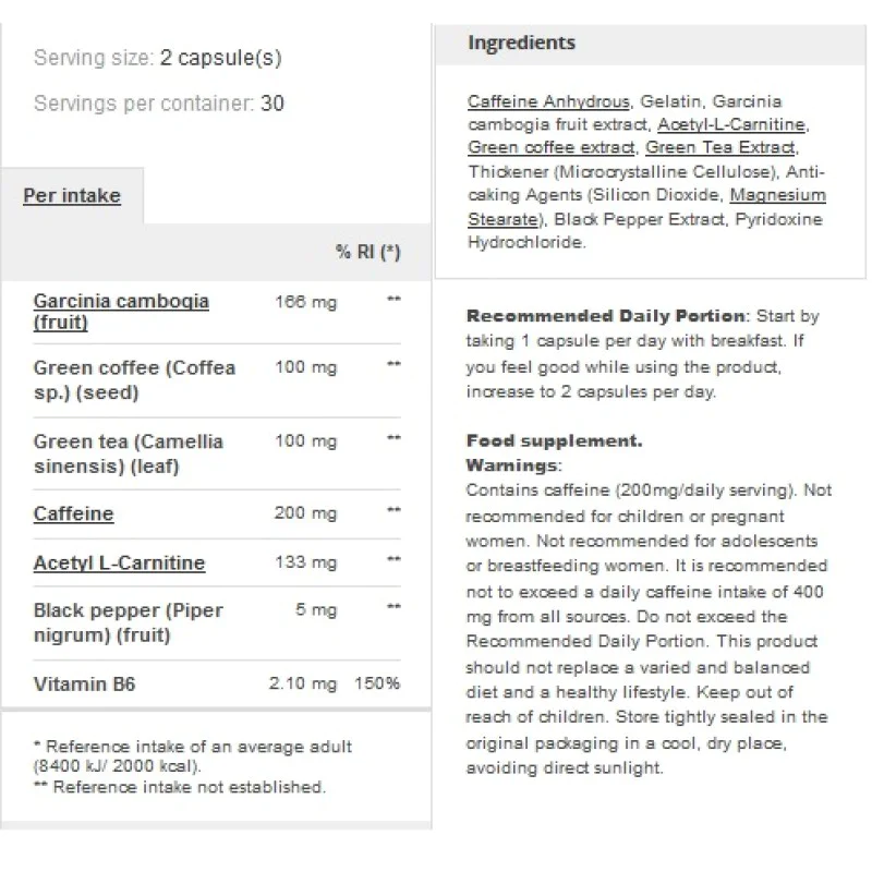 Diet Burn 60 капсули | Prozis FoodsDiet Burn 60 капсули | Prozis FoodsПодходяща за спортисти
Срещу натрупаните мазнини
Засилва обмяната на веществата
Подходящ за хора на диета
За по-продължителна тренировка
Увеличава мускулната маса
Diet Burn 60 капсули | Prozis Foods Подходяща за спортисти Срещу натрупаните мазнини Засилва обмяната на веществата Подходящ за хора на диета За по-продължителна тренировка Увеличава мускулната м Diet Burn 60 капсули | Prozis Foods Подходяща за спортисти