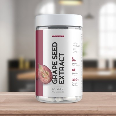 Grape Seed Extract 150 мг 60 капсули | Prozis Foods Подпомага имунната система Действа против сърдечно-съдови заболявания и проблеми Има диуретичен ефект Против тромбози Спомага разширяване съдовете на Grape Seed Extract 150 мг 60 капсули | Prozis Foods П