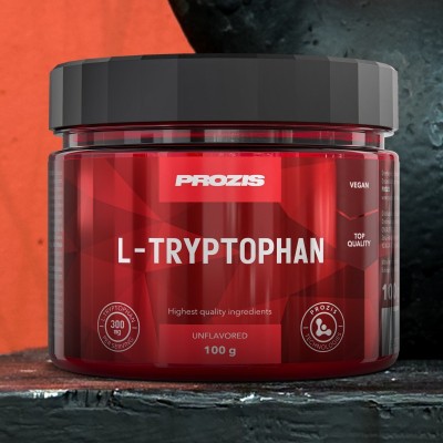 L-Tryptophan Powder 100 гр | Prozis Foods Естествен предшественик на серотонина Регулира циркадния ритъм Намалява симптомите на ПМС Подобрява настроението Контролира апетита Полезен при безсъние L L-Tryptophan Powder 100 гр | Prozis Foods Естествен предше