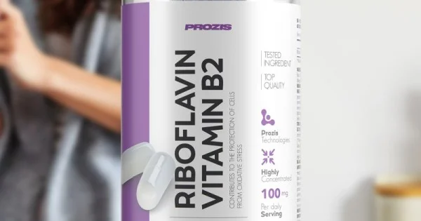 Рибофлавин Витамин Б2 100 мг 60 капсули Цена | Prozis Foods