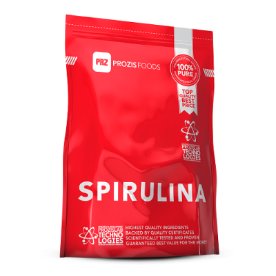 Spirulina Powder 150 gr I Prozis Foods За заздравяване на имунните защити Има противовъзпалително свойство Притежава противораково действие Повишава потентността и увеличава либидото Подобрява със Spirulina Powder 150 gr I Prozis Foods За заздравяване на 