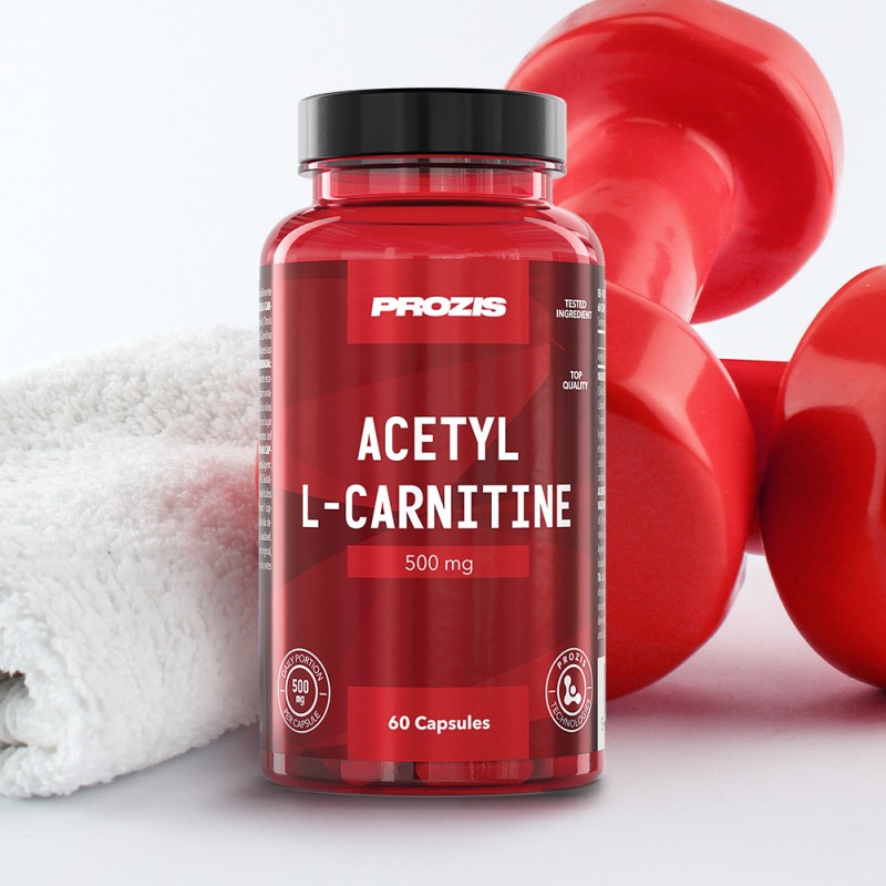 Acetyl L-Carnitine 500 мг 60 капсули | Prozis Sport