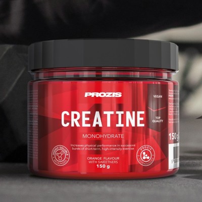 Creatine Monohydrate Flavoured Прах 150/300 гр | Prozis Sport Има антикатаболен ефек и насърчава мускулния анаболизъм Увеличава енергийните нива по време на тренировка Насърчава мускулния растеж Увелич Creatine Monohydrate Flavoured Прах 150/300 гр | Proz