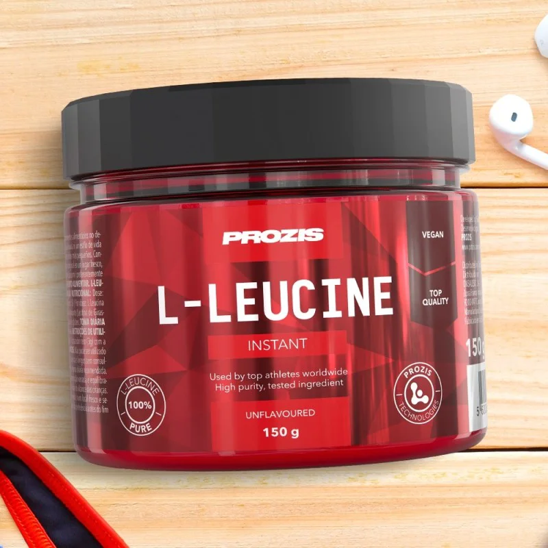 L-Leucine Instant Powder 150 гр | Prozis Sport Левцин под формата на лесно разтворим прах Ускорява растежа на мускулната маса Ефективно предпазва от катаболизъм Улеснява регенерацията след тренировка L- L-Leucine Instant Powder 150 гр | Prozis Sport Левци