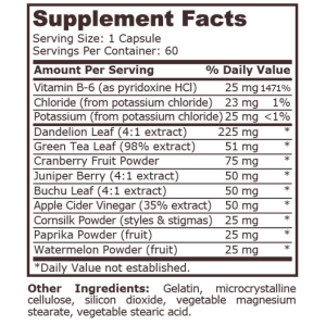 Aqua out (Диуретик) 60 капсули | Pure Nutrition