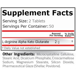 AAKG 1000 мг 100 таблетки | Pure Nutrition
