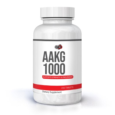 AAKG 1000 мг 200 таблетки Pure Nutrition За по-високи нива на растежен хормон Увеличава обема на мускулатурата Подхранва мускулните клетки ефективно За по-висока физическа издръжливост и по-добър сексуален AAKG 1000 мг 200 таблетки Pure Nutrition За по-ви