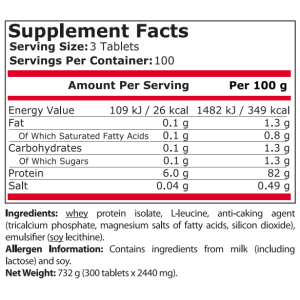 AMINO 2000 + LEUCINE 300 таблетки | Pure Nutrition