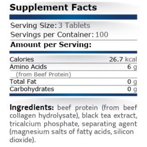 Beef Amino 2000 мг 300 таблетки | Pure Nutrition Beef Amino 2000 мг 300 таблетки | Pure Nutrition