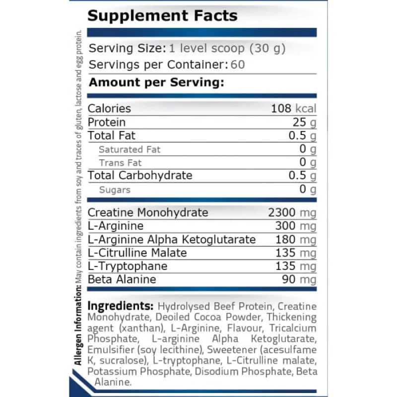 Телешки Протеин Beef Protein 1814 гр | Pure Nutrition Протеин на прах Beef Protein 1814 гр | Pure NutritionPure Nutrition Ви предлага протеин на прах Beef Protein на изгодна цена в два вкуса:Double Chocolate
Cookies & CreamВсеки, Протеин на прах Beef Protein 1814 гр | Pure Nutrition Pure Nutrition Ви предлага протеин на прах Beef Protein на изгодна цена в два вкуса: Double Chocolate Cookies & Cream Все Протеин на прах Beef Protein 1814 гр | Pure Nutrition Pure Nutrition Ви п