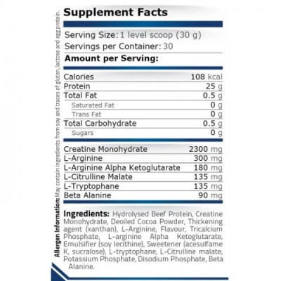 Протеин на прах Beef Protein 908 гр | Pure Nutrition Pure Nutrition Ви предлага протеин на прах Beef Protein на изгодна цена в два вкуса: Double Chocolate  Cookies & Cream  Протеин на прах Beef Protein 908 гр | Pure Nutrition Pure Nutrition Ви предлаг