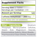 Caffeine (Кофеин) 200 мг 100 таблетки | Pure Nutrition