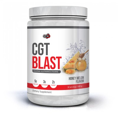Креатин, Глутамин и Таурин на прах (CGT Blast) 600 гр | Pure Nutrition Креатин, Глутамин и Таурин на прах (CGT Blast Honey Melon) 600 гр | Pure NutritionУвеличава мускулната маса
За по-бързо възстановяване на мускулите
Повече енергия и сила
П Креатин, Глутамин и Таурин на прах (CGT Blast Honey Melon) 600 гр | Pure Nutrition Увеличава мускулната маса За по-бързо възстановяване на мускулите Повече енергия и сила По-добра издръжливост Понижава Креатин, Глутамин и Таурин на прах (CGT Blast Honey M