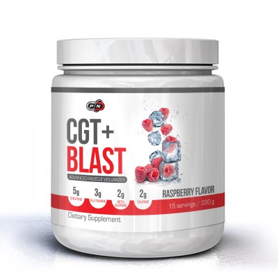 Креатин, Глутамин и Таурин на прах CGT BLAST+ 330/660 гр | Pure Nutrition Увеличава силата Премахва мускулната умора Отлична разтворимост и превъзходен вкус  Подобрява възстановяването и физ Креатин, Глутамин и Таурин на прах CGT BLAST+ 330/660 гр | Pure 
