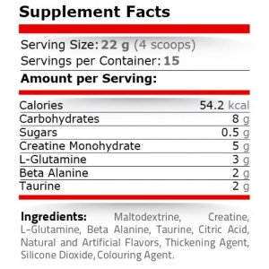 Креатин, Глутамин и Таурин на прах CGT BLAST+ 330 гр | Pure Nutrition