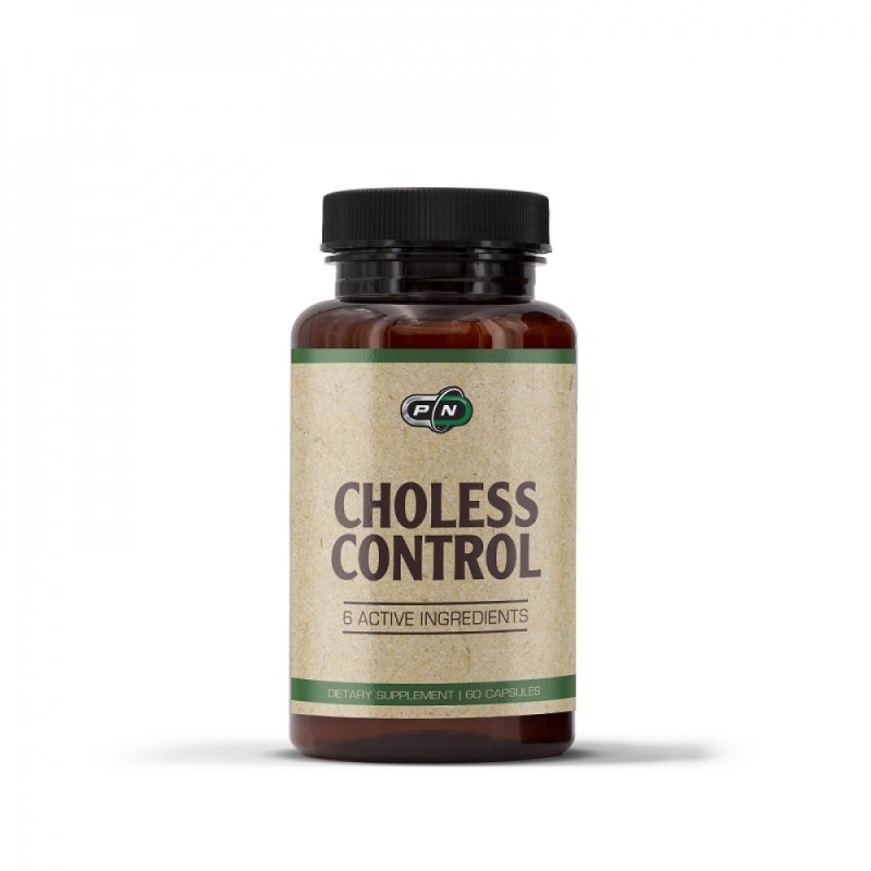 Choless Cotrol 60 капсули | Pure Nutrition Високоефективен комплексен продукт за регулиране на холестерола Оптимизира нивата на кръвната захар Защитава сърцето Само доказани и ефективни съставки GMP сер Choless Cotrol 60 капсули | Pure Nutrition Високоефе