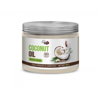 Coconut Oil 450 gr I Pure Nutrition За по-силен имунитет и сърдечно-съдова система Подпомага здравето на стомаха и другите органи на храносмилателната система Съдейства за добрата работа на щитовидната жлеза Coconut Oil 450 gr I Pure Nutrition За по-силен