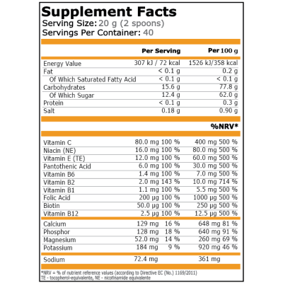 ISO MAX на прах с вкус на портокал 800 гр | Pure Nutrition