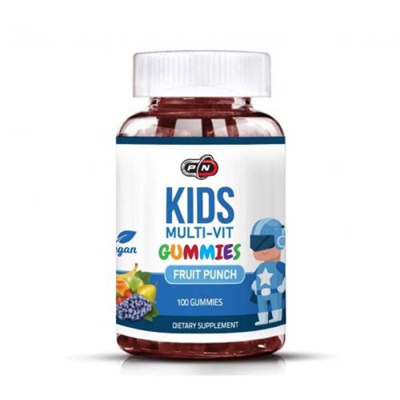 Kids Multi-Vit 100 желирани бонбони | Pure Nutrition