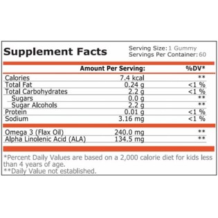 Kids Omega 3 60 желирани бонбони | Pure Nutrition Подобрява сърдечната функция Поддържа нормалното функциониране на имунната система Стимулира мозъка Повишава тонуса и концентрацията Омега-3 за Деца Дъв Kids Omega 3 60 желирани бонбони | Pure Nutrition По