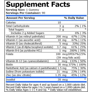 Kids Vitamins Gummies 90 дъвчащи таблетки | Pure Nutrition