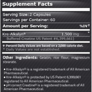 Kre-Alkalyn 750 мг 120 капсули | Pure Nutrition