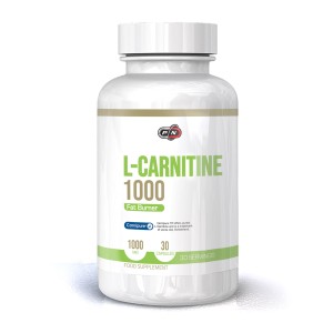 L-Carnitine 1000 мг 30 капсули | Pure Nutrition L-Carnitine 1000 мг 30 капсули | Pure Nutrition