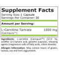 L-Carnitine 1000 мг 30 капсули | Pure Nutrition