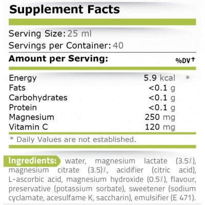 Магнезий + Вит C 500 мл | Pure Nutrition Магнезий + Вит C 500/1000 мл | Pure NutritionПодобрява функцията на нервната система и мускулните съкращения
Важен за образуването на енергия
Регулира нивата на кръвната захар и холестерола
Съдейства Магнезий + Вит C 500/1000 мл | Pure Nutrition Подобрява функцията на нервната система и мускулните съкращения Важен за образуването на енергия Регулира нивата на кръвната захар и холестерола Съдейств Магнезий + Вит C 500/1000 мл | Pure Nutrition Подобряв