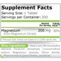 Magnesium Citrate 200 мг 200 таблетки | Pure Nutrition