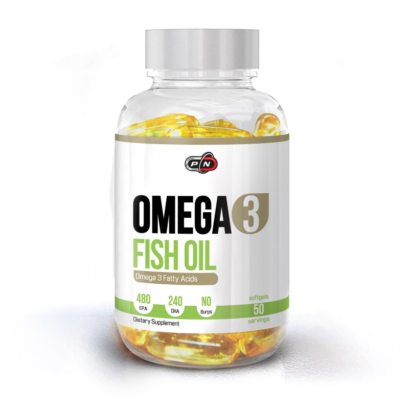 Рибено масло 480 EPA/240 DHA 50 гел капсули | Pure Nutrition