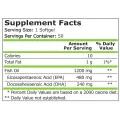 Рибено масло Fish Oil 480 EPA/ 240 DHA 50/100/200/300 гел капсули | Pure Nutrition Помага за здраво сърце Стимулира имунната система Подобрява съотношението между лошия и добрия холестерол в тялото Рибено масло Fish Oil 480 EPA/ 240 DHA 50/100/200/300 гел