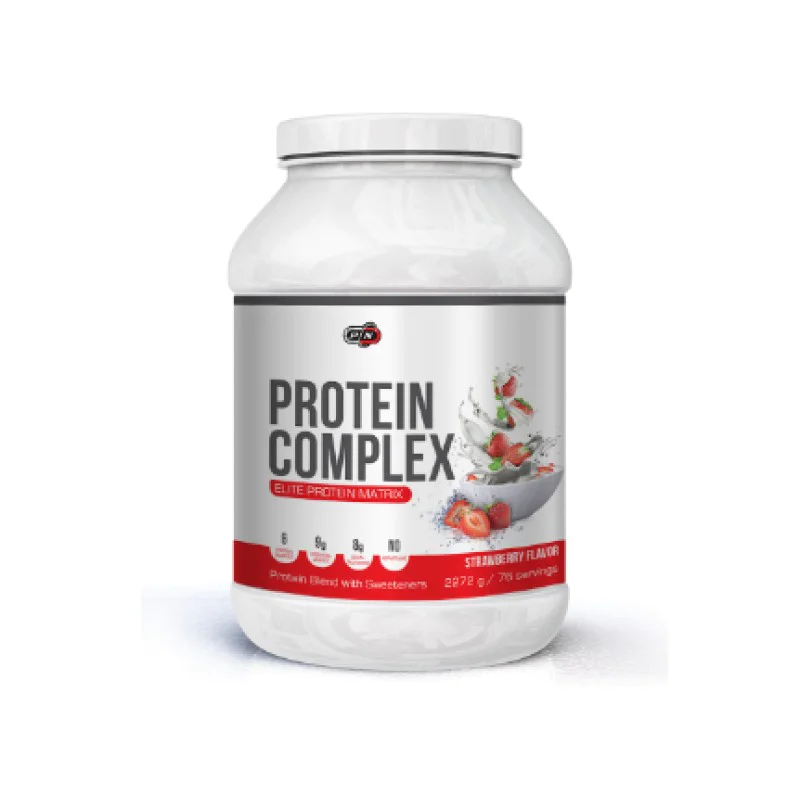 Protein Complex 2270 гр | Pure Nutrition Запасява Ви с аминокиселини за дълъг период от време Осигурява на мускулите Ви непрестанно подхранване Увеличава нивото на сухата мускулна маса Предпазва от ка Protein Complex 2270 гр | Pure Nutrition Запасява Ви с