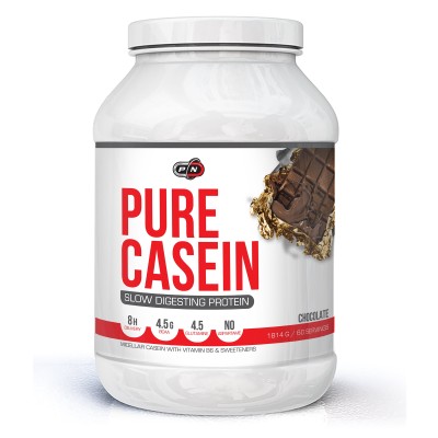 Pure Casein на прах 1814 гр | Pure Nutrition Забавя катаболизма С добър анаболитен и продължителен ефект Засища задълго и премахва чувството на глад Помага в избавянето от натрупаните в организма мазнини Pure Casein на прах 1814 гр | Pure Nutrition Забавя