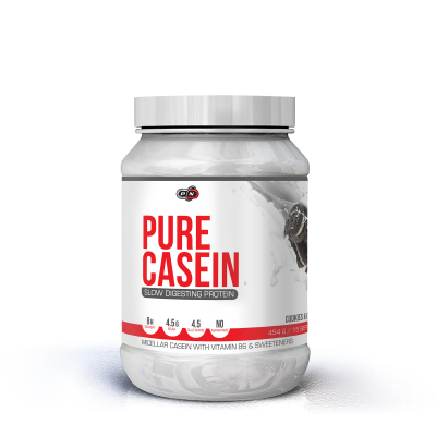 Pure Casein на прах | Pure Nutrition Забавя катаболизма С добър анаболитен и продължителен ефект Засища задълго и премахва чувството на глад Помага в избавянето от натрупаните в организма мазнини Добър Pure Casein на прах | Pure Nutrition Забавя катаболиз