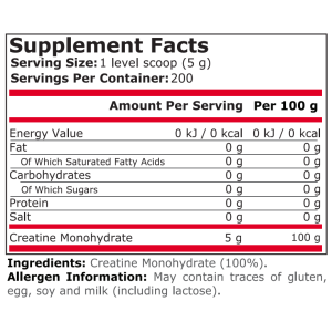 100% Pure Creatine 1000 гр | Pure Nutrition
