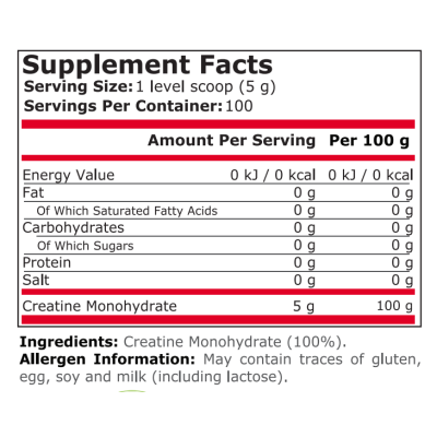 100% Pure Creatine 500 гр | Pure Nutrition Възстановява АТФ в мускулите Повишава енергията Премахва умората Повишава издръжливостта ​Pure Nutrition Pure Creatine е уникален продукт 100% Pure Creatine 500 гр | Pure Nutrition Възстановява АТФ в мускулите По