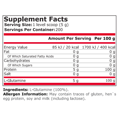100% Pure Glutamine 1000 гр | Pure Nutrition Pure Nutrition 100% Pure GlutamineБез вкус и мирис
Предпазва от загуба на мускулната маса
Подпомага растежа на мускулите
Регулира синтеза на протеини в организма
Pure Nutrition 100% Pure Glutamin Pure Nutrition 100% Pure Glutamine Без вкус и мирис Предпазва от загуба на мускулната маса Подпомага растежа на мускулите Регулира синтеза на протеини в организма Pure Nutrition 100% Pure Glutamine заси Pure Nutrition 100% Pure Glutamine Без вкус и мирис