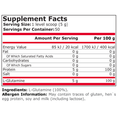 Pure Nutrition 100% Pure Glutamine Без вкус и мирис Предпазва от загуба на мускулната маса Подпомага растежа на мускулите Регулира синтеза на протеини в организма Pure Nutrition 100% Pure Glutamine заси Pure Nutrition 100% Pure Glutamine Без вкус и мирис 