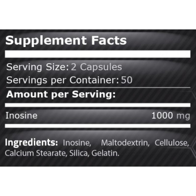 Pure Inosine 100 капсули x 500 mg | Pure Nutrition Подобрява сърдечната функция Намалява производството на млечна киселина в мускулите Подобрява издръжливостта За повече енергия и сила по време на трениров Pure Inosine 100 капсули x 500 mg | Pure Nutritio