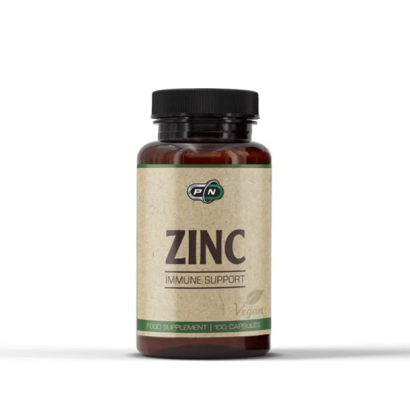 Zinc Immune Support 15 мг 100 веган капсули | Pure Nutrition Zinc Immune Support 15 мг 100 веган капсули | Pure Nutrition