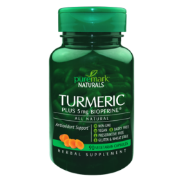 Куркума Подсилен Екстракт 500 мг 90 капсули Puremark Naturals Притежава мощно антиоксидантно и противовъзпалително действие Увеличава синтеза на жлъчната киселина Без ГМО Веган продукт Без Глутен Куркума Подсилен Екстракт 500 мг 90 капсули Puremark Natura