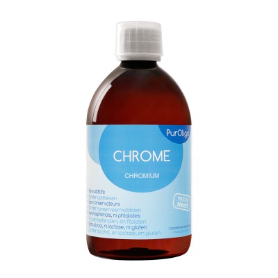 Chromium (Течен Хром) 500 мл | PurOligo  За повече енергия и сила Стимулира загубата на килограми Предпазва успешно от развитие на диабет Течен Хром е на топ цена от PurOligo Какво знаем за Тече Chromium (Течен Хром) 500 мл | PurOligo  За повече енергия и