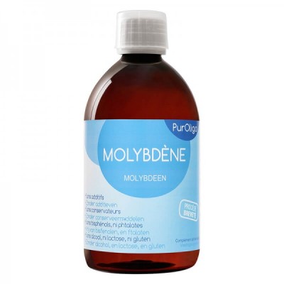 Molybdene 500 мл | PurOligo Благоприятства поддържането на имунитета Помага за прочистването на организма от вредни вещества Бори се с канцерогените, причиняващи злокачествени заболявания Противодейства на Molybdene 500 мл | PurOligo Благоприятства поддър