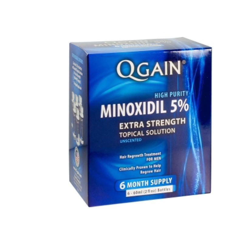 Миноксидил 5% против косопад | Qgain USA