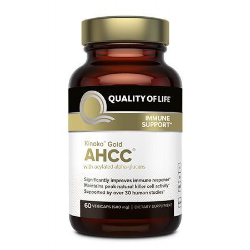 AHCC (Kinoko Gold) 500 мг 60 капсули | Quality of Life