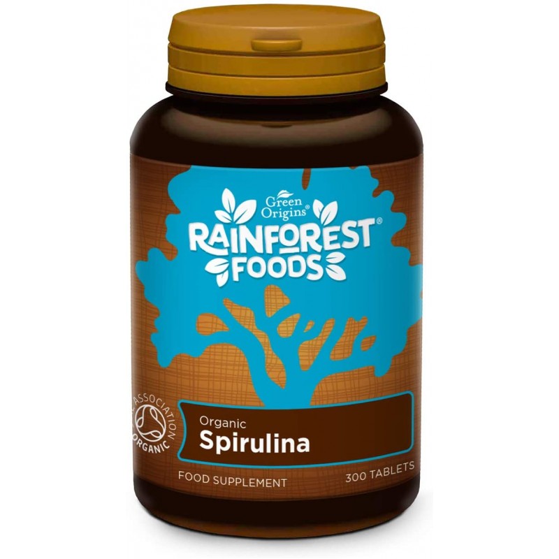 Био Спирулина 500 мг 300 таблетки | Rainforest Foods