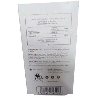 Collagen Type 1 Peptides 15 capsules | Regime London Хидролизирани колагенни пептиди тип 1 Положително влияние върху структурата на кожата, косата и ноктите Намалява ставните болки Възстановява еласти Collagen Type 1 Peptides 15 capsules | Regime London Х