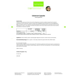 Colostrum 90 капсули | Sanct Bernhard